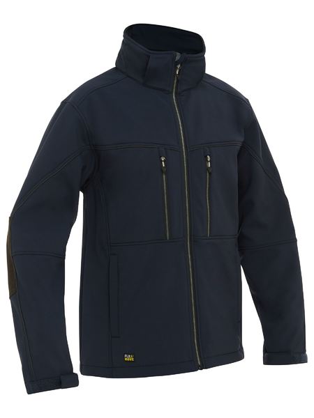 Bisley BJ6570-Flex & Move Hooded Softshell Jacket - Click Image to Close